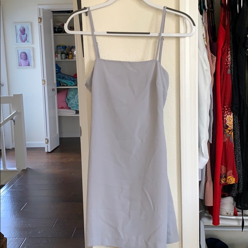 Lulus tie back light blue dress